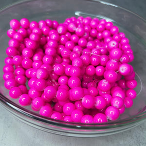 10mm BEAD 14 (HOT PINK)