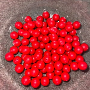 RED SILICONE BEAD