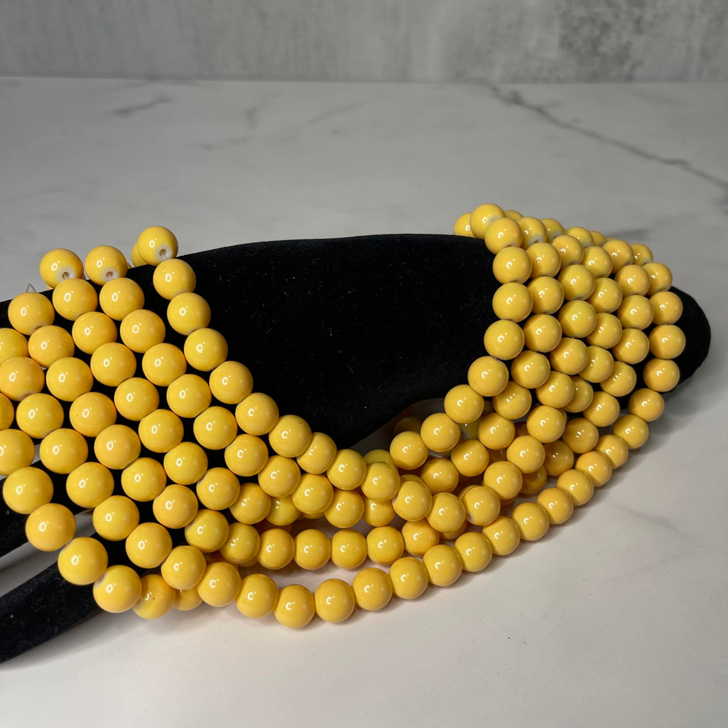 BEAD #136 DARK YELLOW